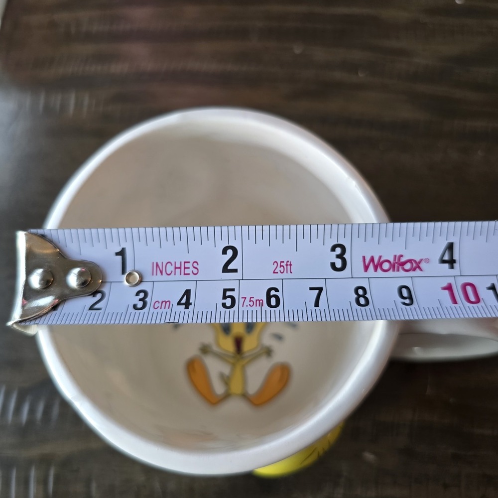 Vintage Gibson 1999 Looney Tunes‎ Tweety And Sylvester 16 OZ Mug Coffee Cup. - Picture 7 of 9